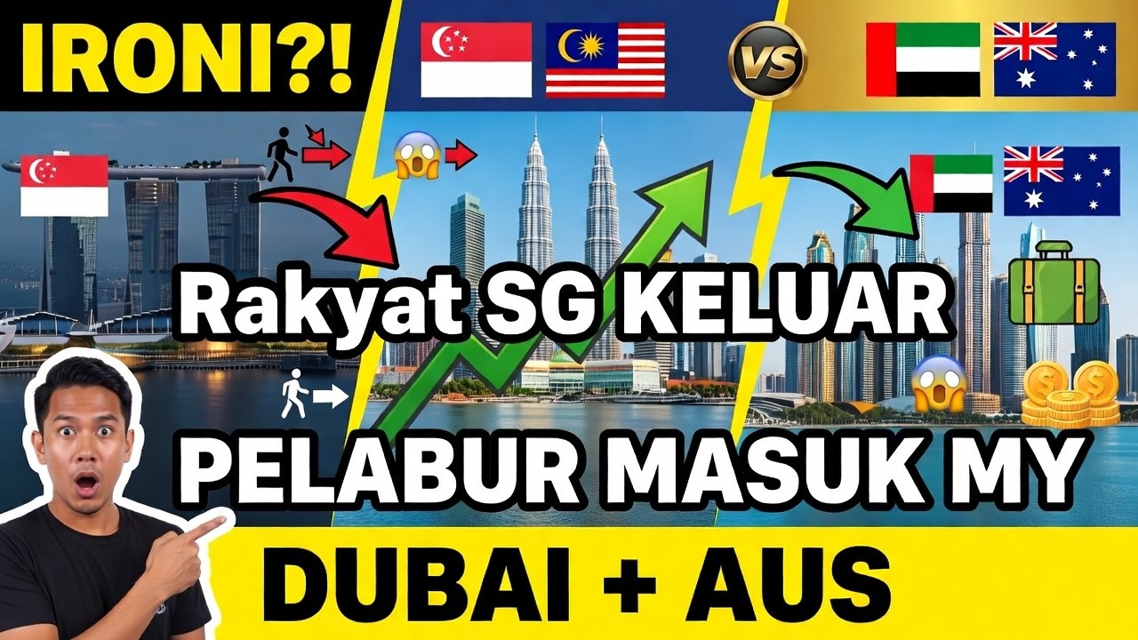 IRONI‼️ Rakyat SG Hijrah Keluar, Pelabur Dubai & Australia Masuk Malaysia