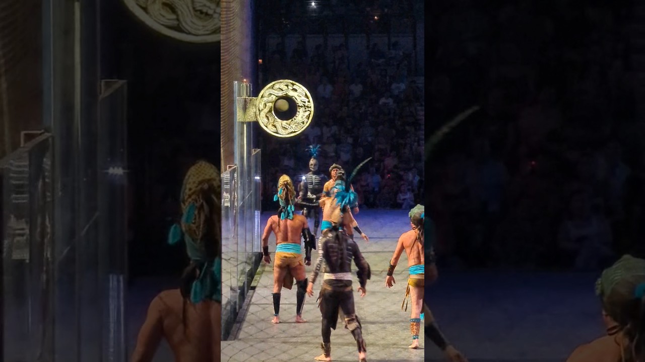 XCARET M&Eacute;XICO ESPECTACULAR SHOW - Mayan Ballgame - pok'ol pok #xcaret #spectacular #show #xcaretshow