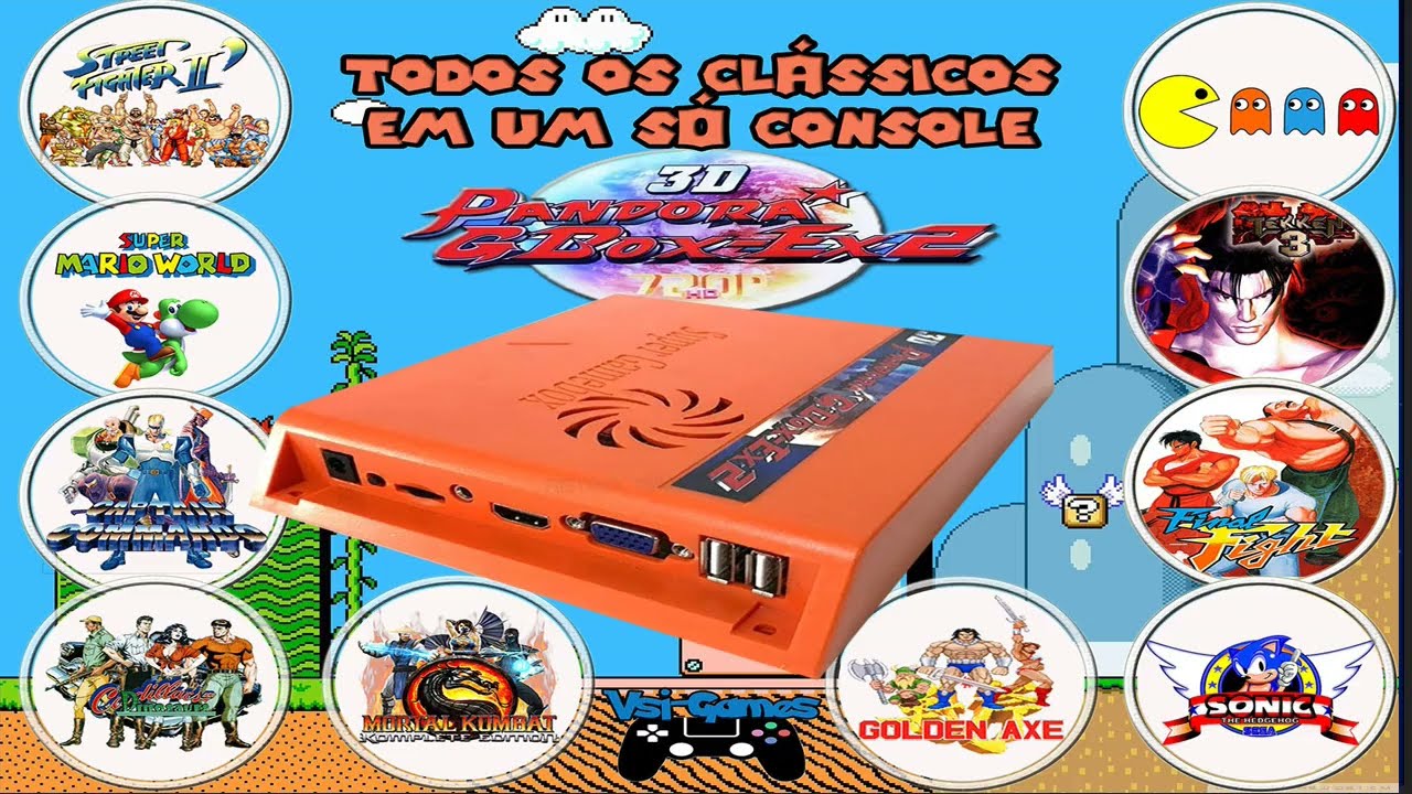 Pandora Box Gbox-Ex2 3D 2023 - A Placa Arcade mais vendida do Mundo - Game list
