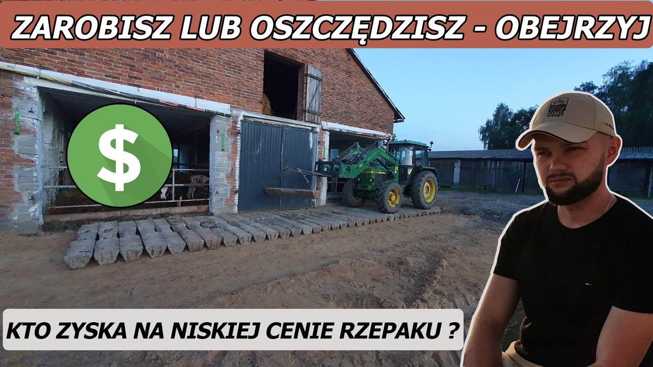 JAK HODOWCA MOŻE ZAOSZCZĘDZIĆ ? TANIA ŚRUTA RZEPAKOWA i UTWARDZENIE PODWÓRKA ?