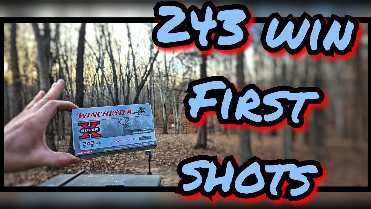 The First 15 Shots Through Black Friday Savage Axis In 243 Winchester - Sighting In And Impressions