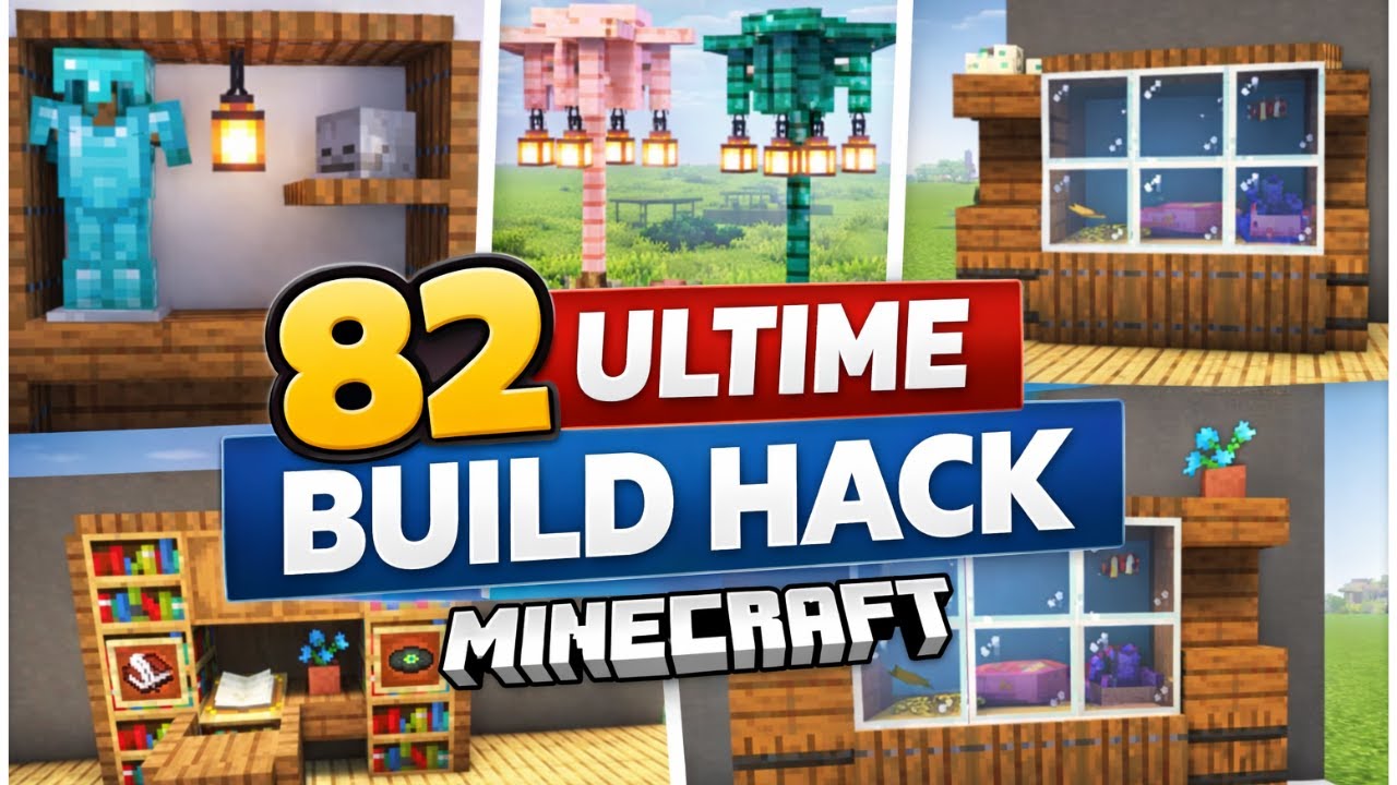 82 ULTIME BUILD HACK SURVIVAL MINECRAFT EN 1.21 #minecraft