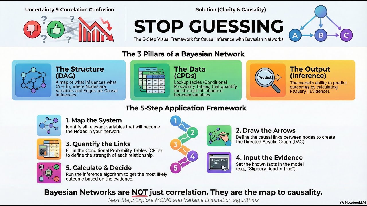 Stop Guessing: How One Graph Pictures Your Most Uncertain Decisions (Bayesian Networks)
