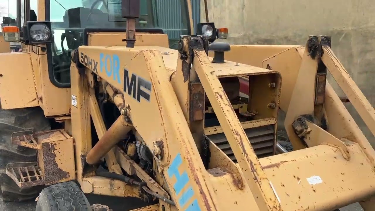 1986 MASSEY FERGUSON 50HX WHEELED DIGGER