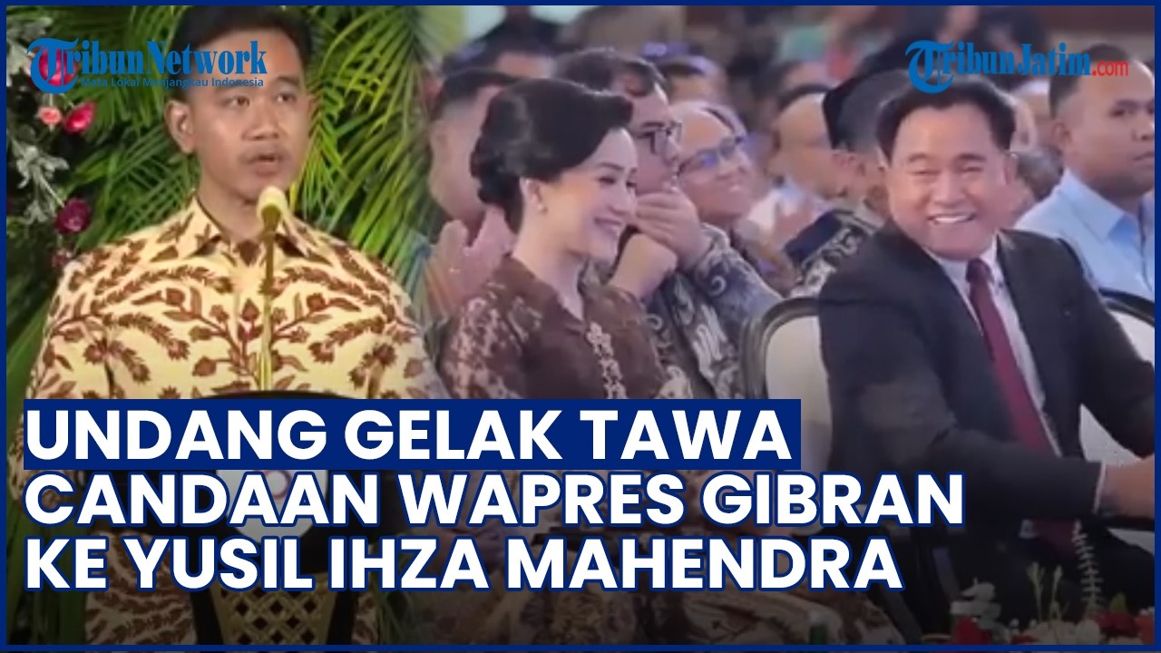 UNDANG GELAK TAWA! Candaan Gibran ke Yusril Ihza: Siapa Pun Presidennya, Menterinya Prof Yusril