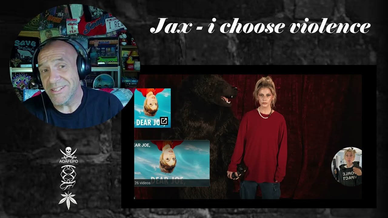 Jax - i choose violence - Reaction & Rant with Rollen (First Listen/Official Visualizer)