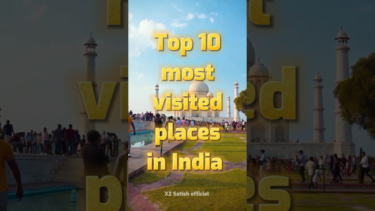 Top 10 most visited places in India😯 #top10 #beautiful #visit #places #tajmahal #ayodhya #goa