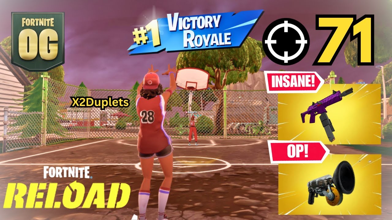 Fortnite *RELOAD* 71 Eliminations Duo vs Squads Win Gameplay (Controller)