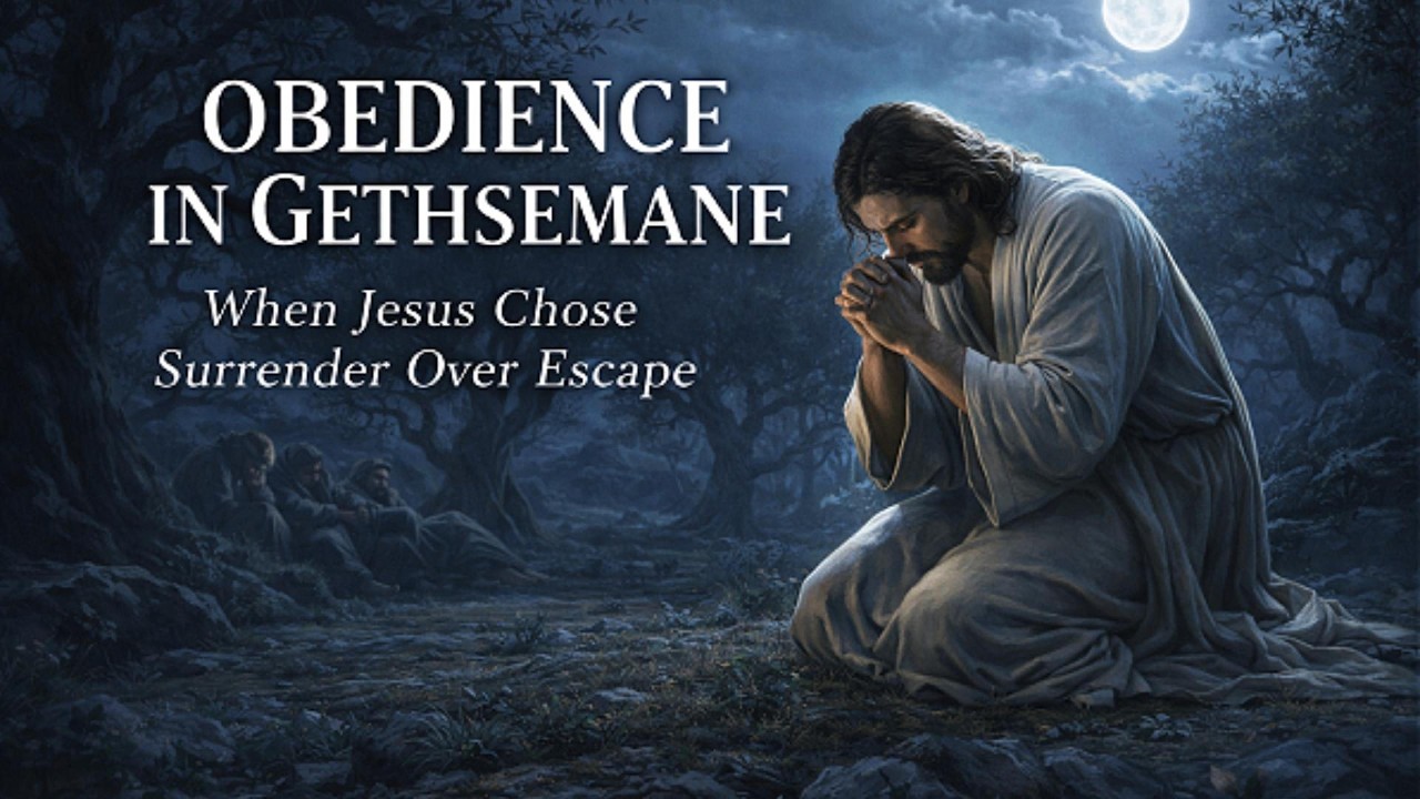 When Jesus Chose Obedience Over Escape
