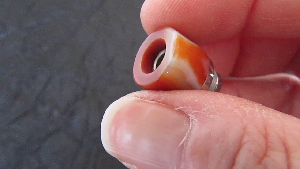 Agate + Stainless Steel Hybrid 510 Drip Tip
