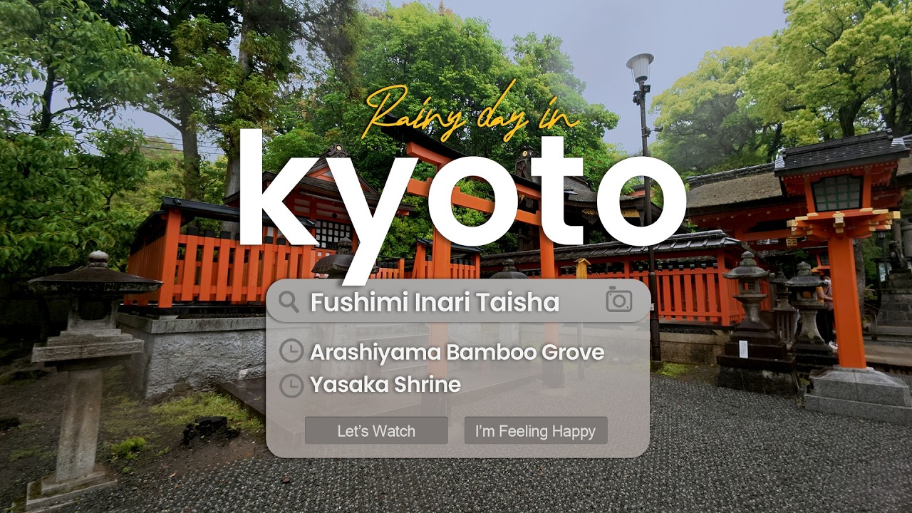 KYOTO JAPAN: Fushimi Inari Taisha, Arashiyama Bamboo Grove & Yasaka Shrine | Travel Vlog