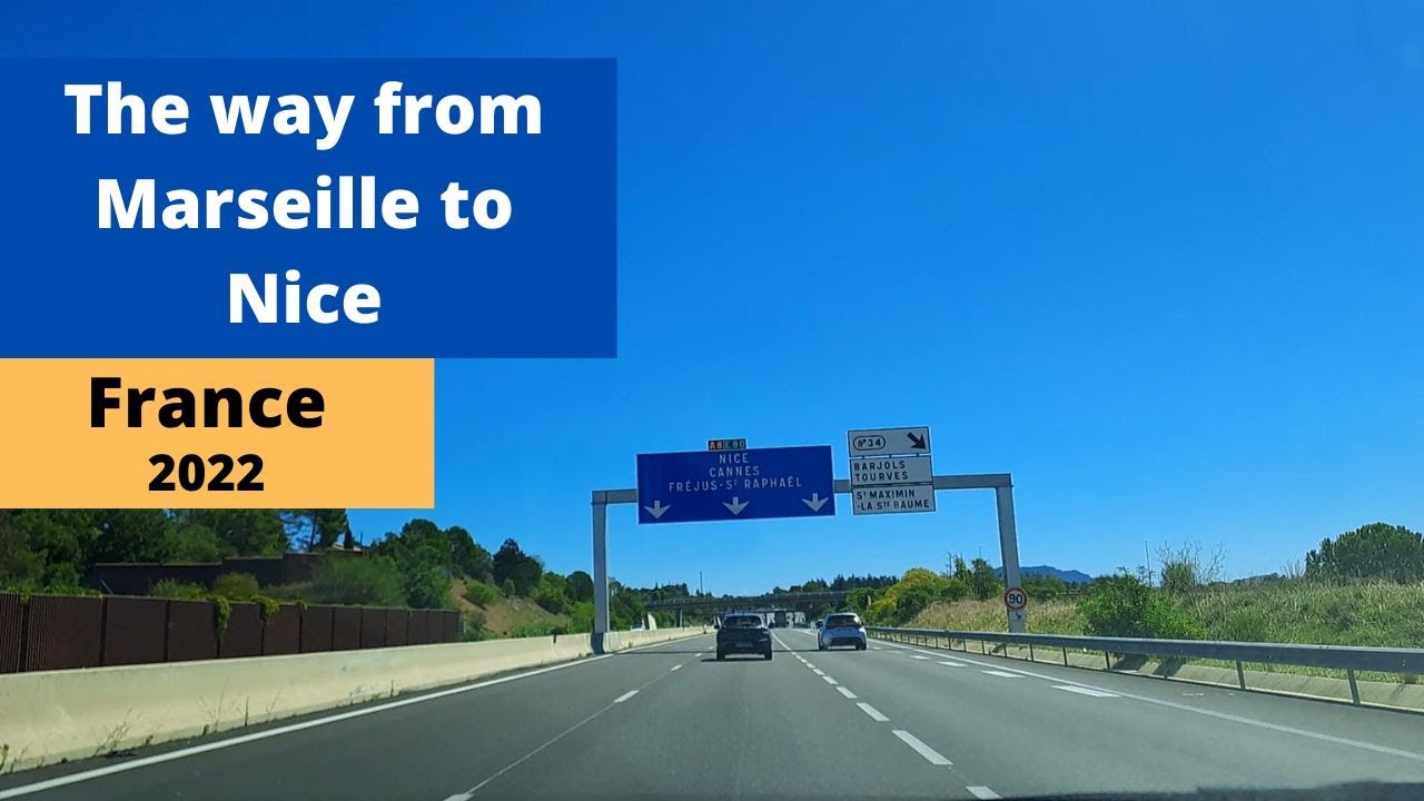 The way from Marseille to Nice | France