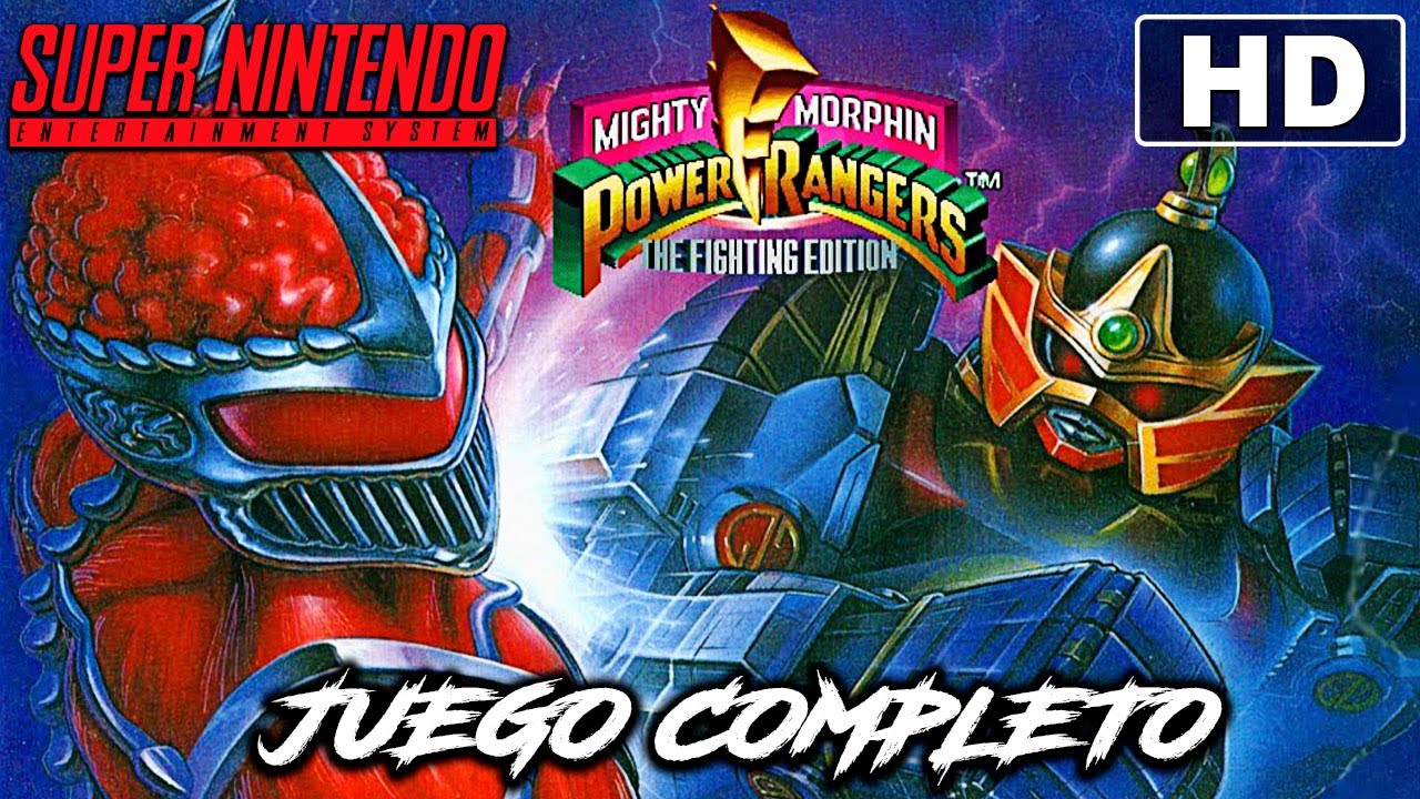 MIGHTY MORPHIN POWER RANGERS: THE FIGHTING EDITION Juego Completo (SNES HD60FPS)
