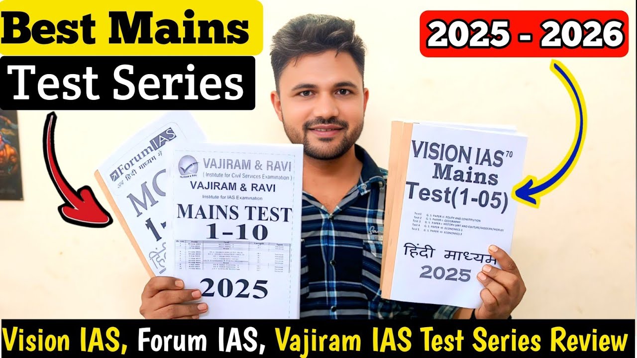UPSC Mains 2025 Test Series Review 🔥 vision IAS forum IAS Vajiram IAS test Series