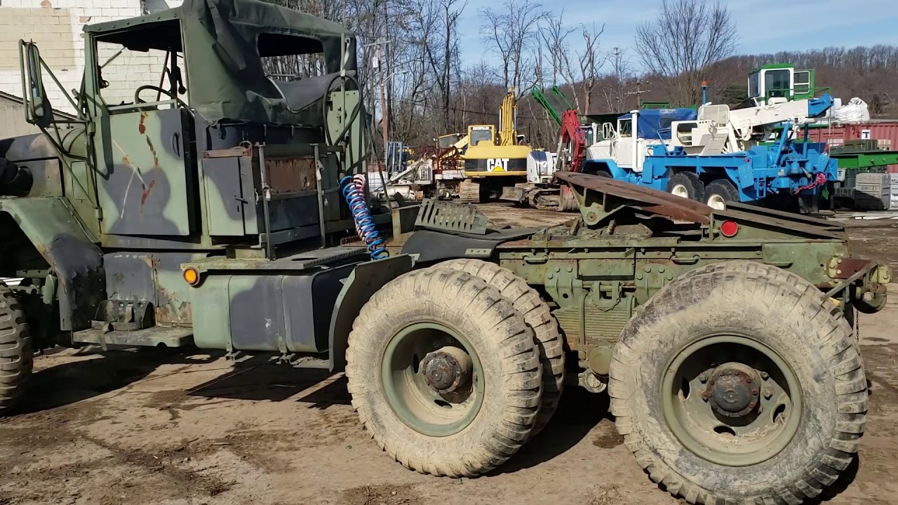 1971 M818 5Ton 6x6 Military Tractor-Runs Excellent Cummins Diesel 110 Gal, 24V