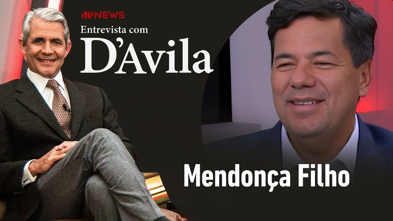 Mendon&ccedil;a Filho debate avan&ccedil;o do crime organizado e crise de seguran&ccedil;a | ENTREVISTA COM D&rsquo;AVILA