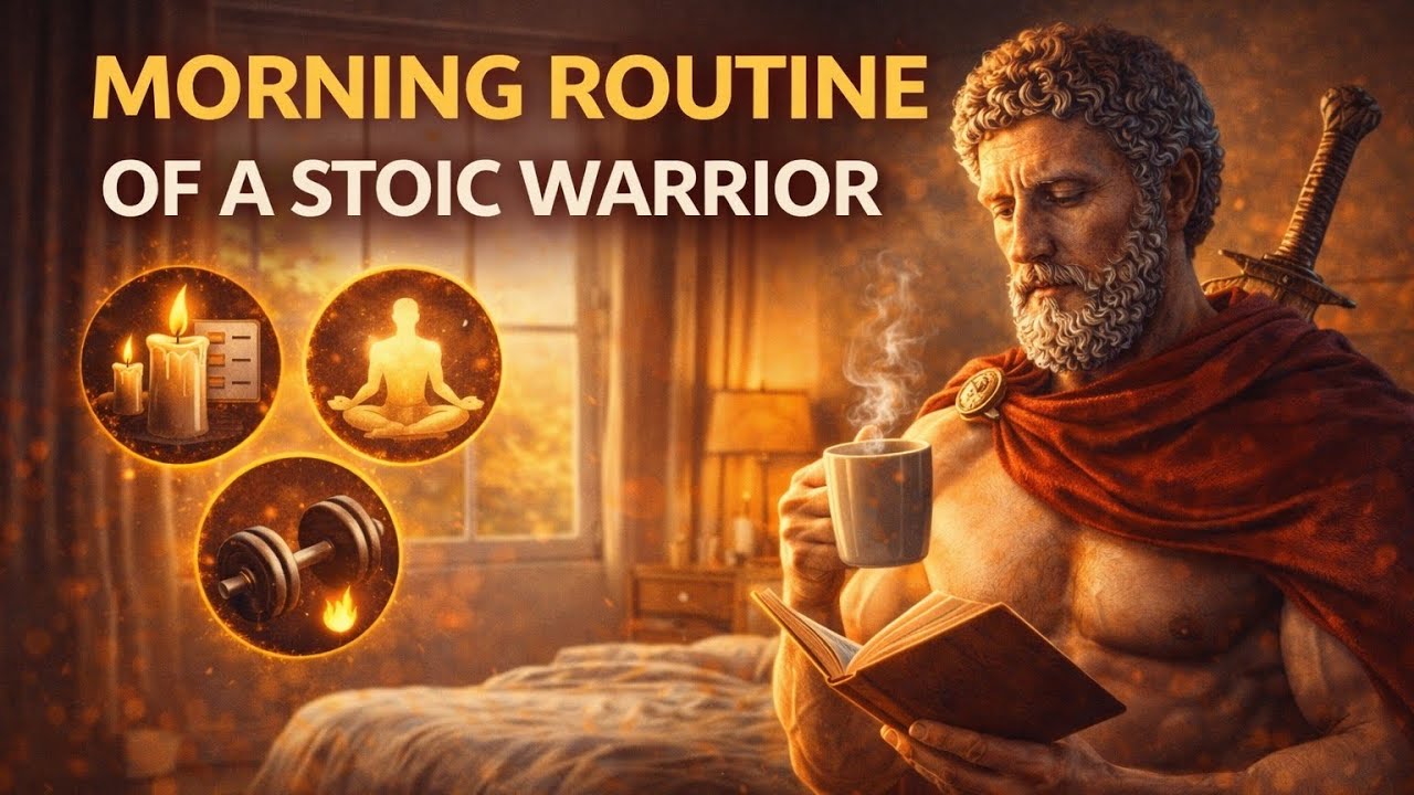 Morning Routine of a Stoic Warrior ⚔️ | Discipline, Focus & Inner Strength 🌅stoic morning routine