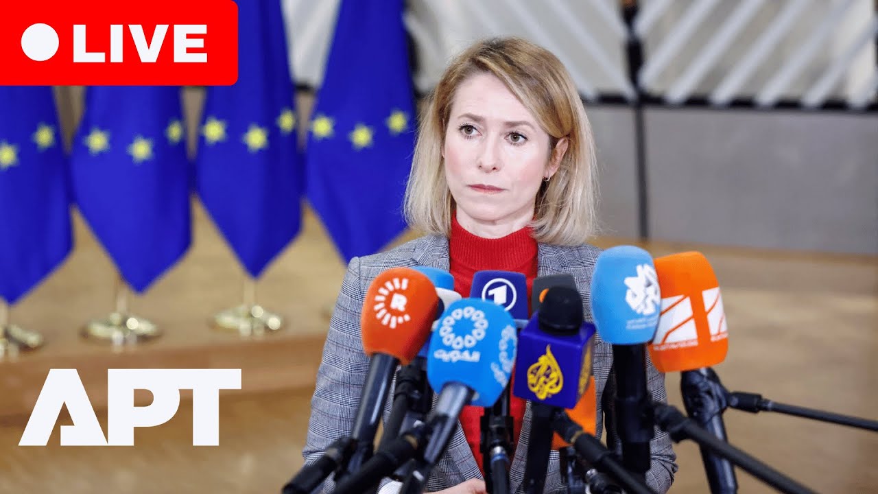 WATCH LIVE: European Union Foreign Ministers Leave Meeting After Talks on Ukraine &  Global Crises