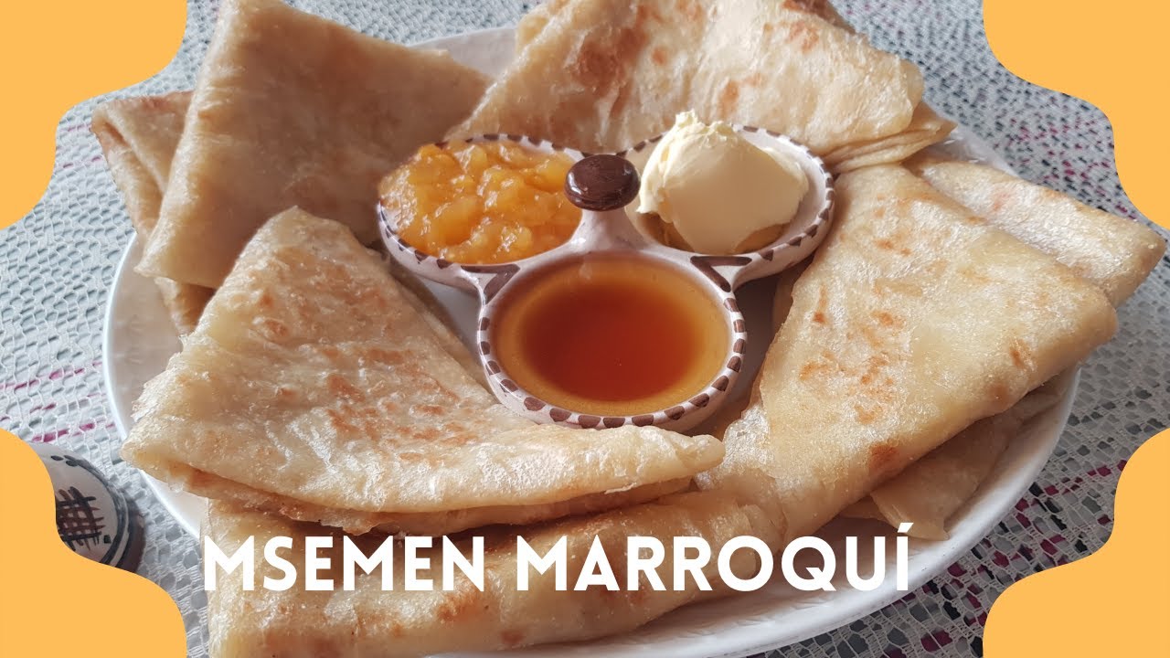 Msemen Marroquí 🥞 MUY FÁCIL 🥞 Paso a paso