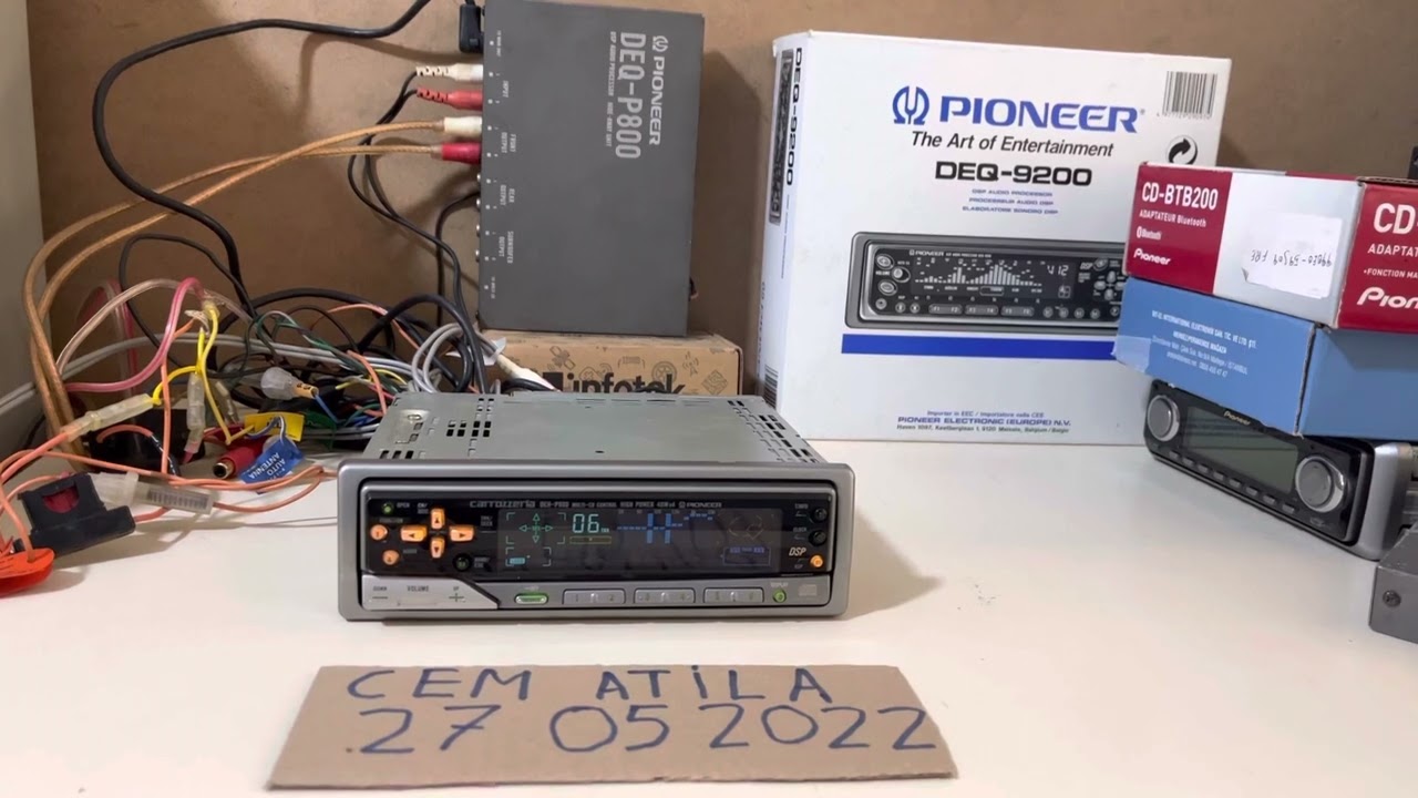 PİONEER CARROZZERİA DEH-P900 DEQ-P800 DSP