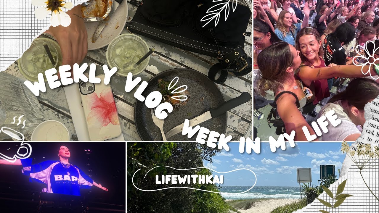 crazy busy few days!; Billie Eilish & Drake concert, matchas & content days!