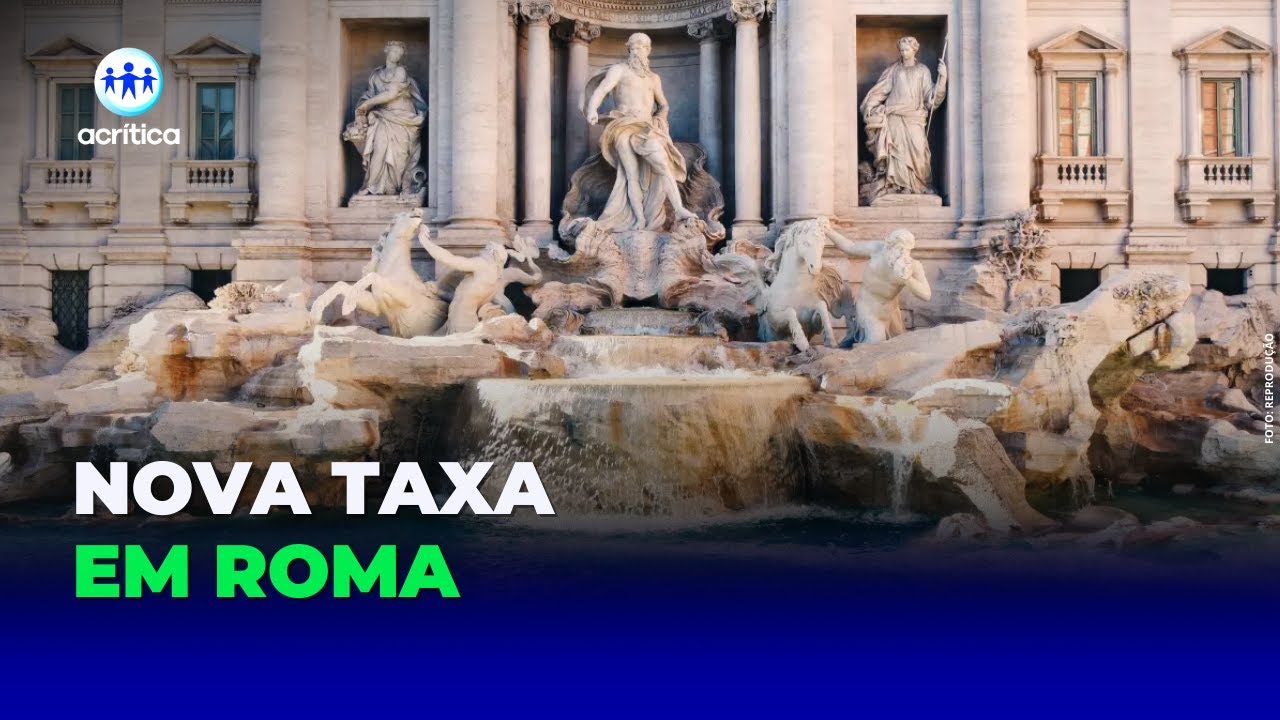 TURISTAS PASSAM A PAGAR 2 EUROS PARA VISITAR FONTE EM ROMA