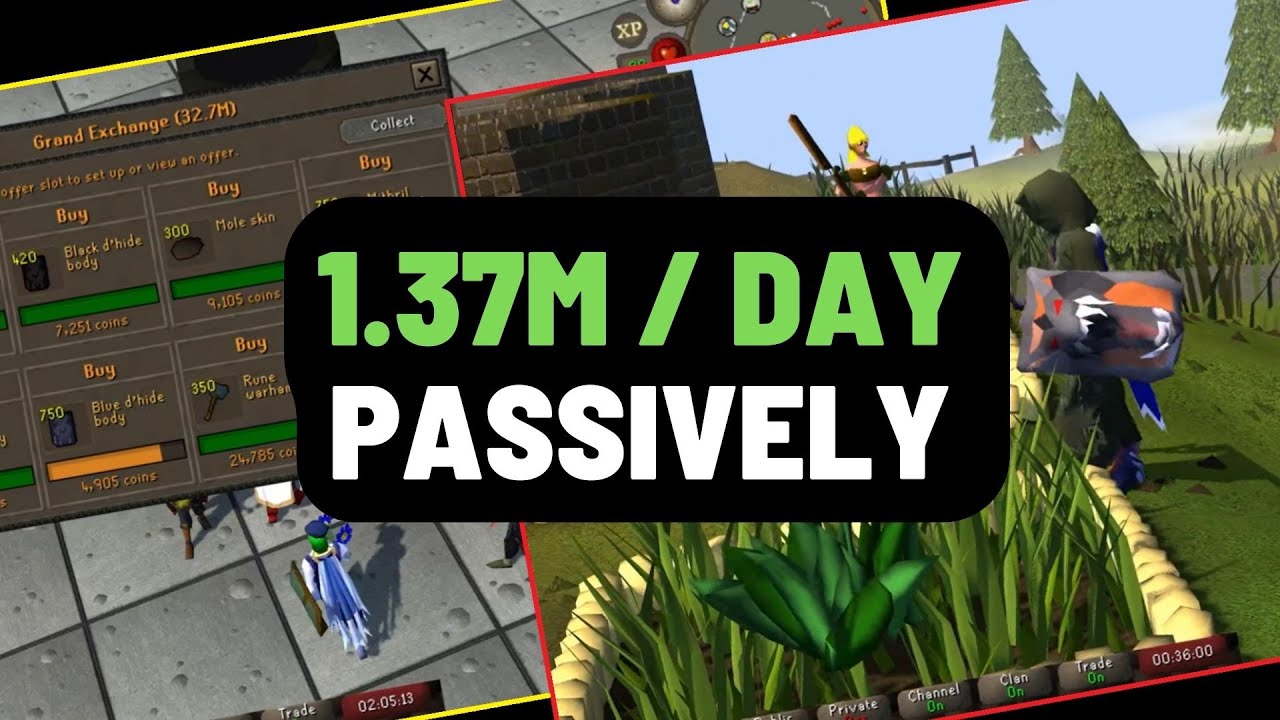 Earn 19.18m every 14 days passively - Laziest ever OSRS money maker