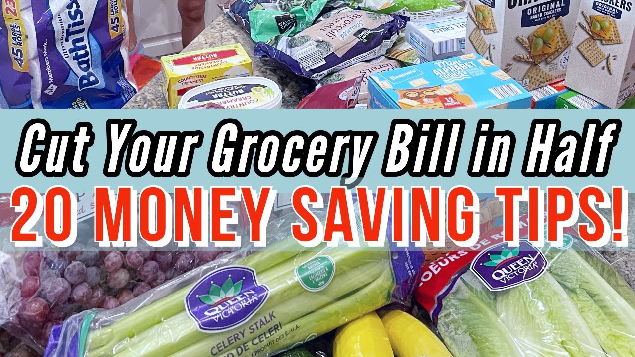 💵CUT YOUR GROCERY BILL IN HALF with these SAVVY SWAPS // Grocery Budget HACKS to SAVE MONEY