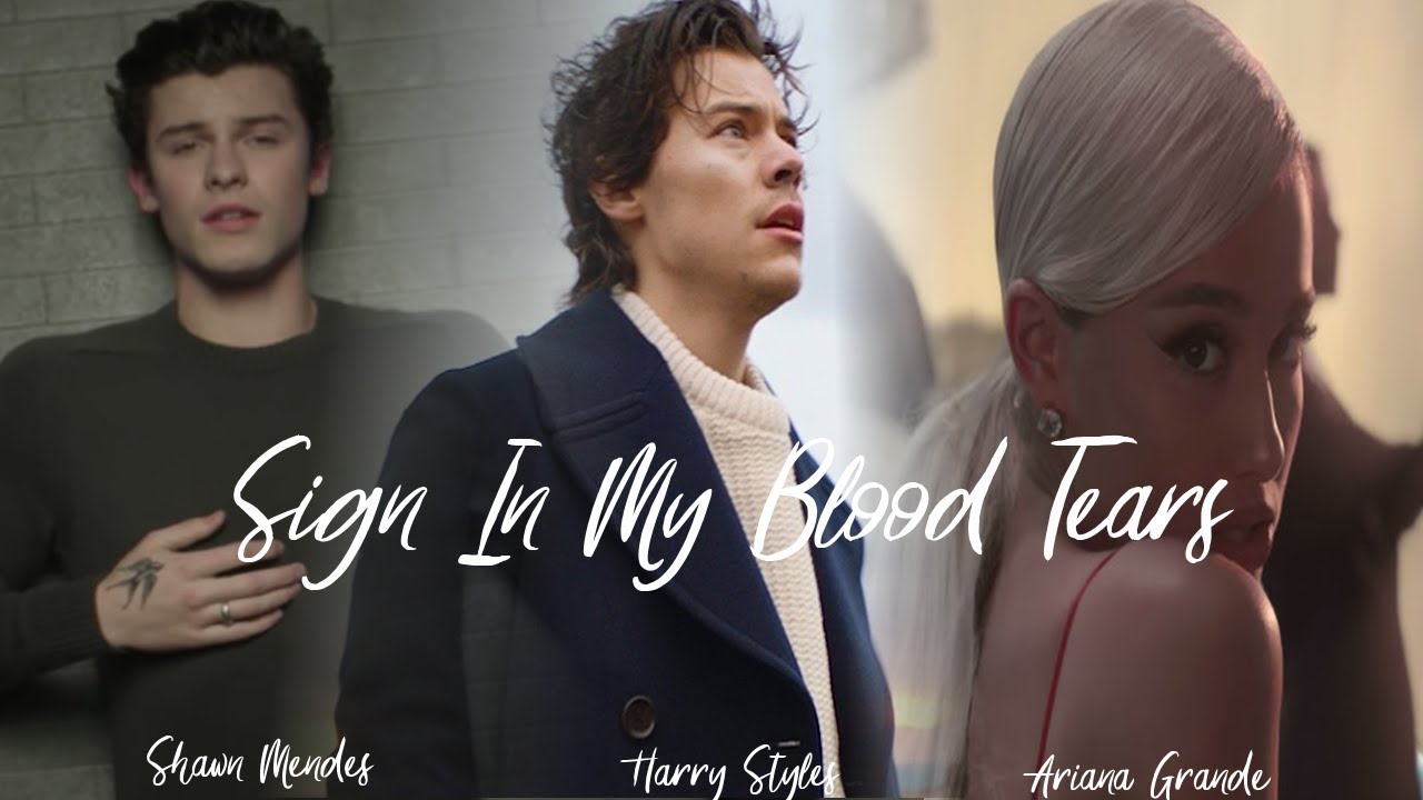 ''SIGN IN MY BLOOD TEARS'' | MASHUP feat. Shawn Mendes,Harry Styles & Ariana Grande