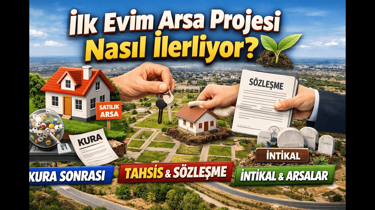 lk Evim Arsa Projesi Nasıl İlerliyor? 🌱 | Kura Sonrası Tahsis, İntikal ve Arsa T&uuml;rleri