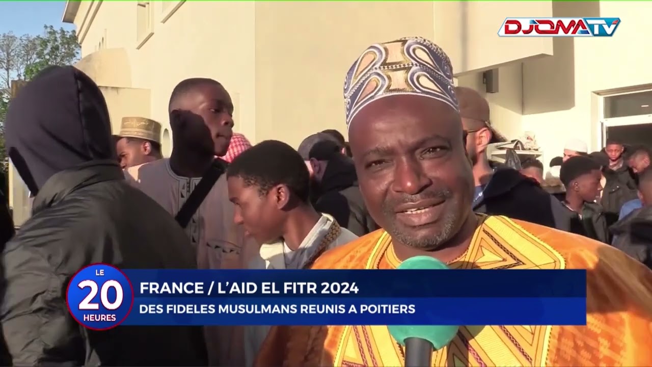 🔴France L'AID EL FITR 2024: des fidèles musulmans réunis à Poitiers.