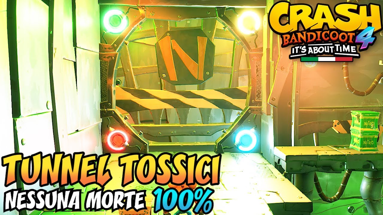 CRASH BANDICOOT 4 (ITA) - Parte 32: Tunnel Tossici [100%]