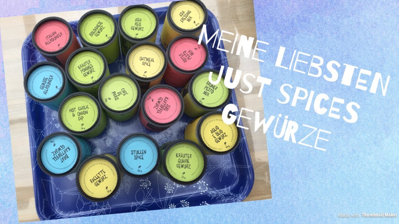 Meine liebsten Gewürze von „Just Spices“ 🍝🌮🍟🥗