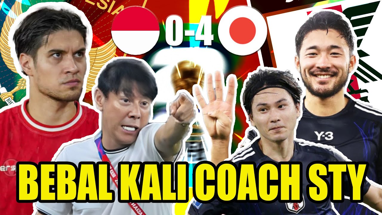 INDONESIA DIHAJAR HABIS SAMA JEPANG KOSONG EMPAT! UDAH KUBILANG PAKAI TAKTIKKU COACH ADUHHH WKWKWK