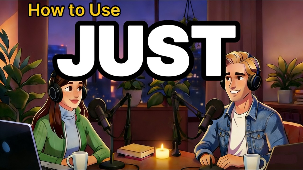 How to Use JUST in Everyday English | Real Life English Conversations | English Podcast
