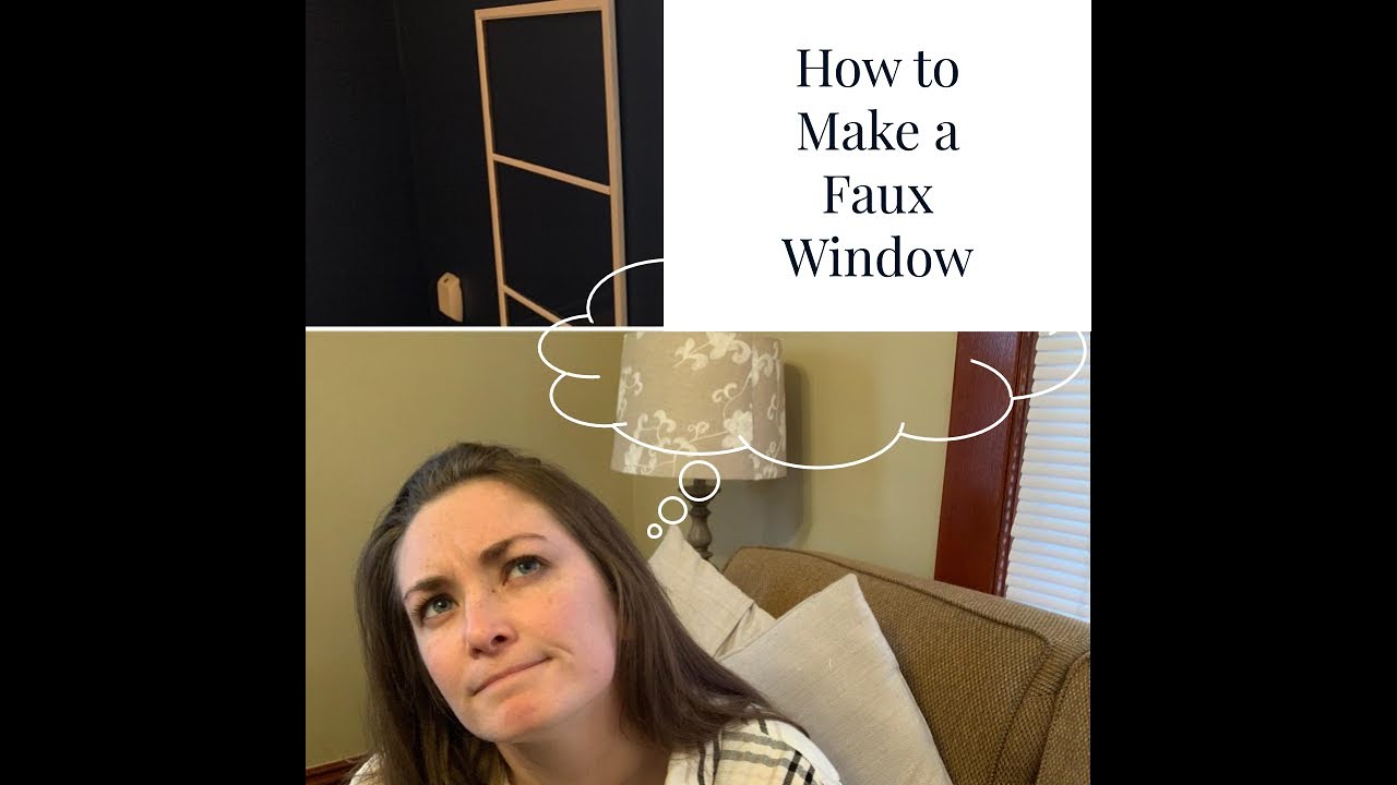 DIY Home Decor | How to Make a Faux Window (Out of a Picture Frame & Dollar Tree Frames)
