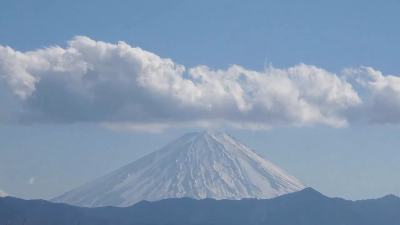 富士山 山梨市 2026年2月18日
