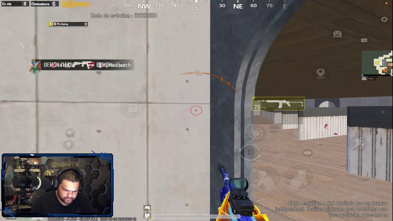 Diffusion en direct de KeeleyTV PUBGM