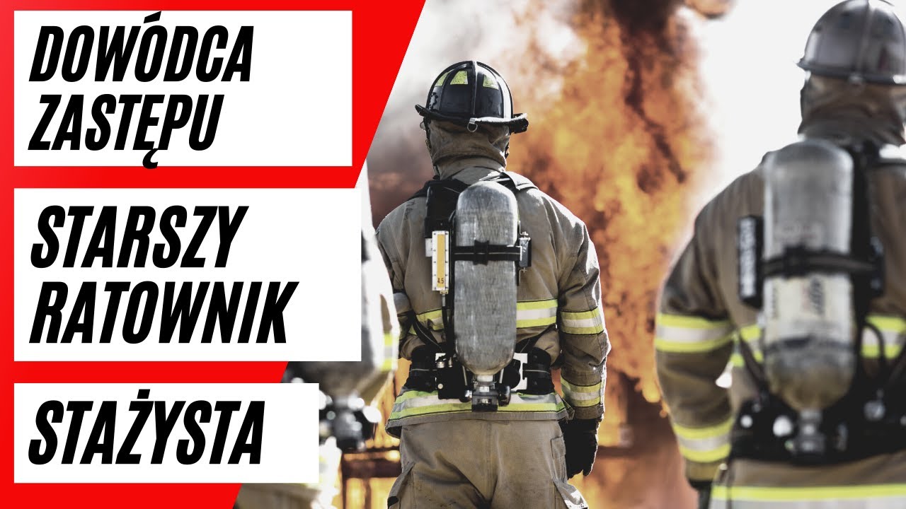 STANOWISKA W PSP ! JAKIE STANOWISKO PO SGSP? JAKIE PO ASPIRANTCE? JAKIE PO NABORZE Z ULICY?