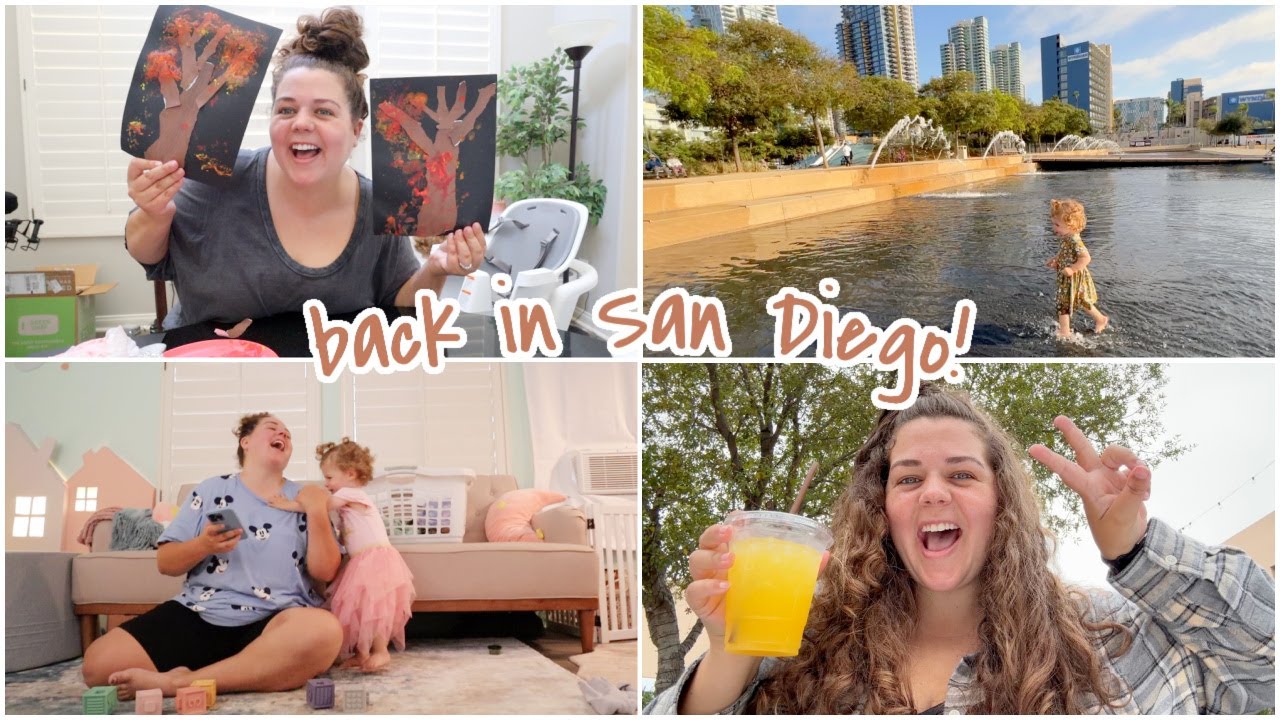 trying a fall craft from tiktok + exploring downtown san diego!