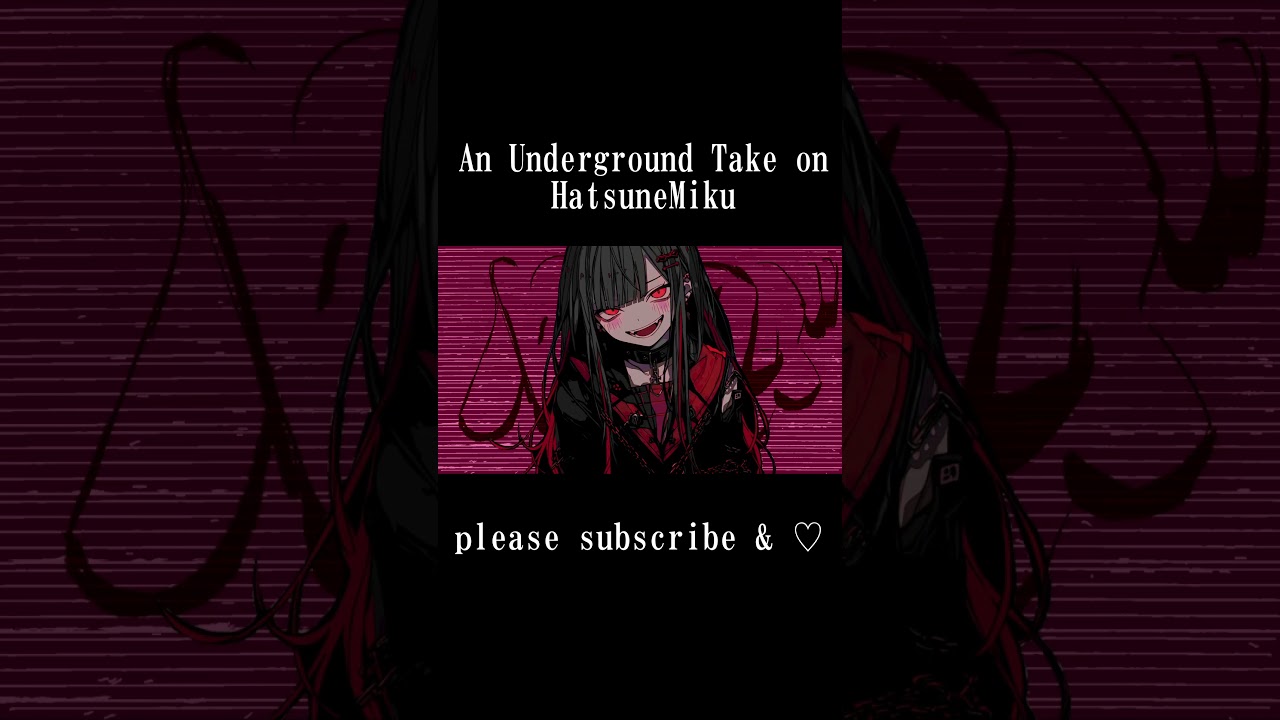 An Underground take on HatsuneMiku #vocaloid #rock #guitar