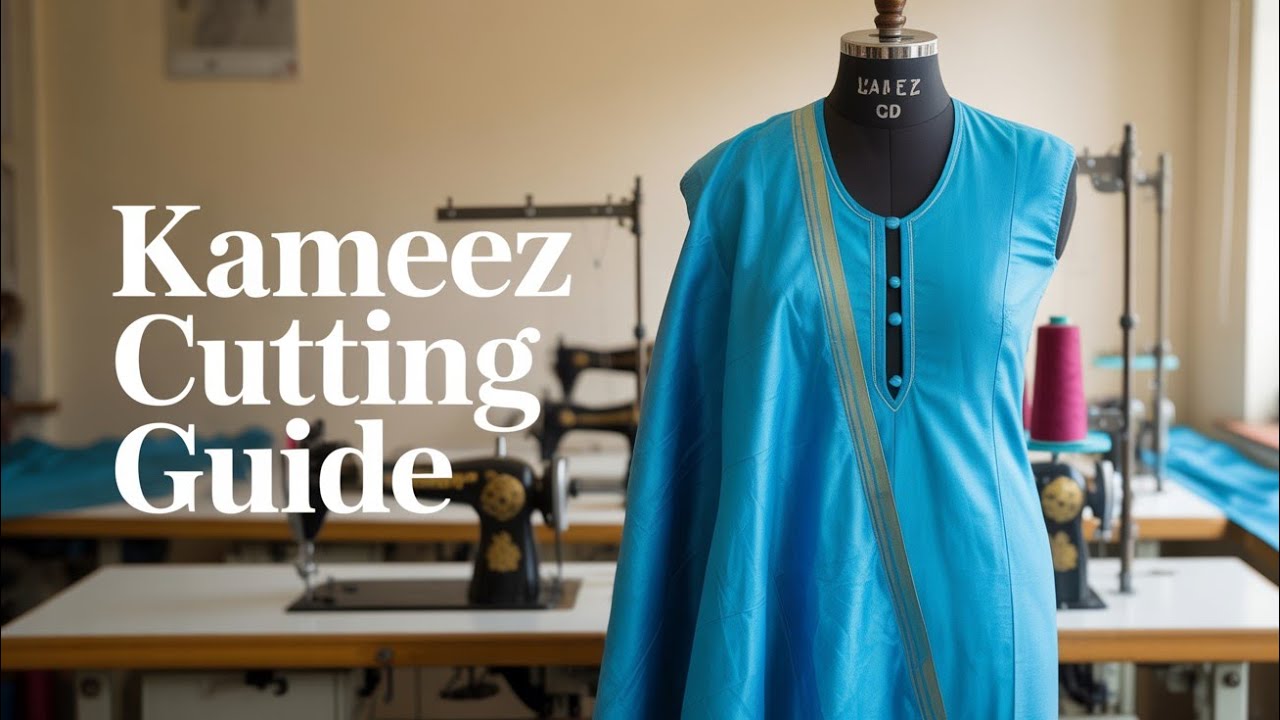 Perfect Qameez Cutting | Shoulder & Neck Shaping Made Simple