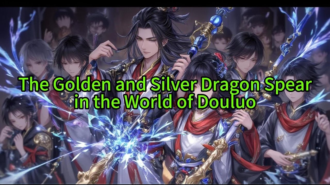 The Golden and Silver Dragon Spearin the World of Douluo