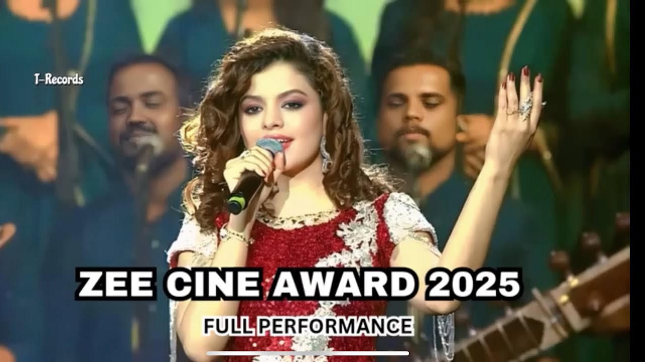 Palak muchal zee cine award 2025 parformenc