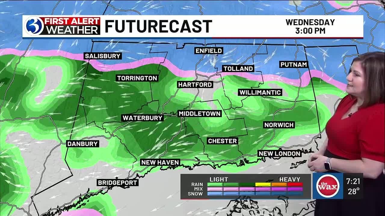 FORECAST: Unsettled at times this week - rain, mix, or snow all possible
