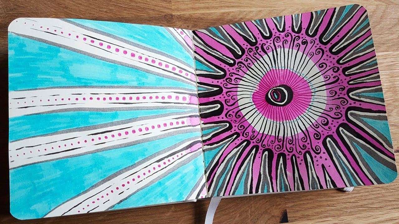 Mein Kritzelbuch | My Doodle Book | 09/2017 - 09/2018 :: Ulrike Hirsch