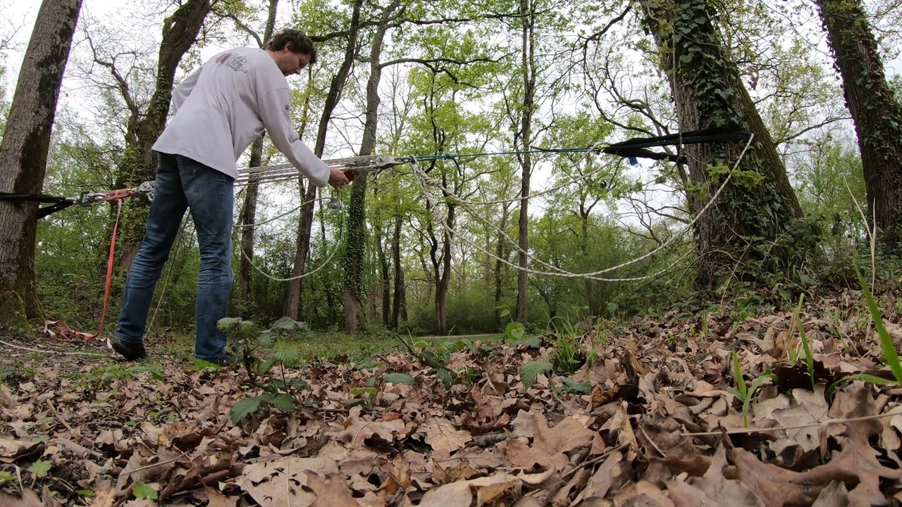Test de rupture sur corde d'escalade (No 1)