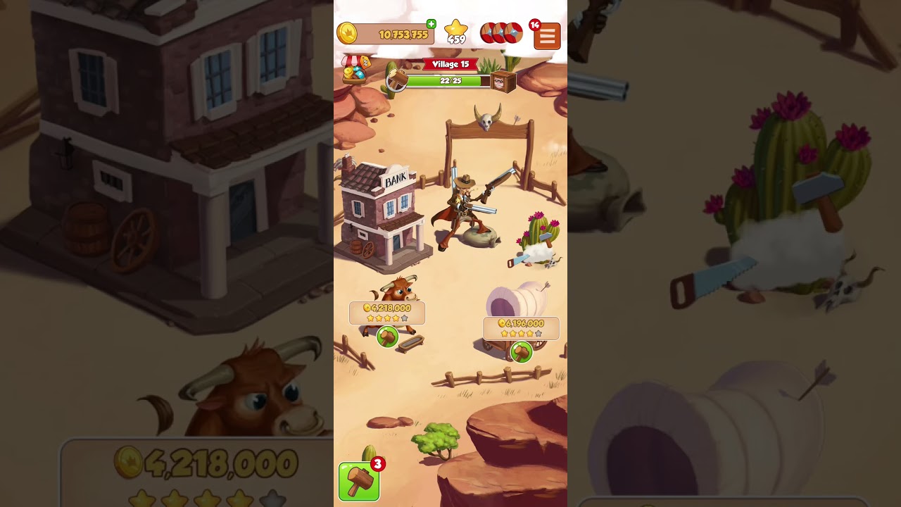 Bulid New Village 15 - WILD WEST | Coin Master Village Create 