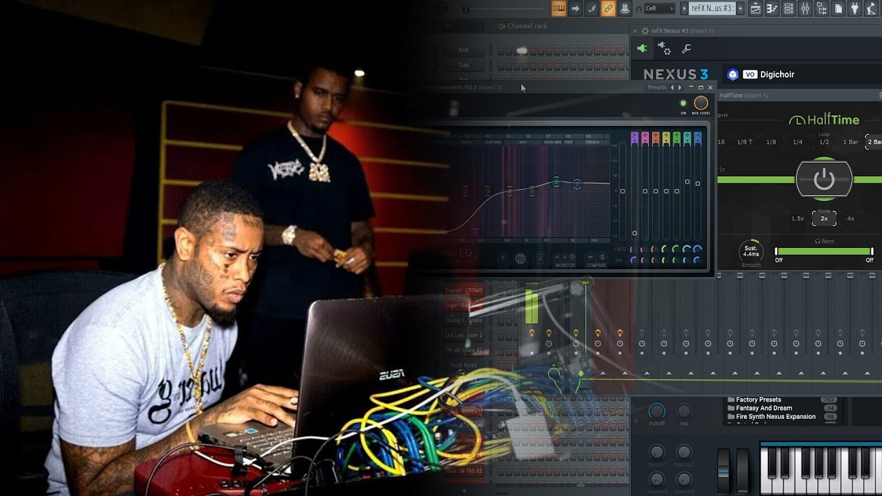 How to make a Southside 808 Mafia Type Beat in Fl Studio in 10 Minutes -  (Dark Trap Beat)