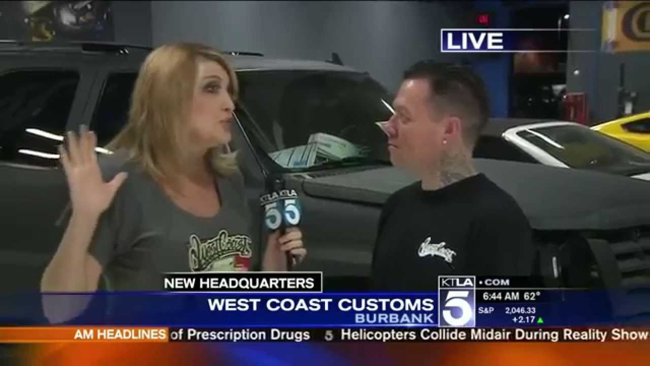 West Coast Customs' Ryan Friedlinghaus on KTLA 5 News and LINE-X Body Armor
